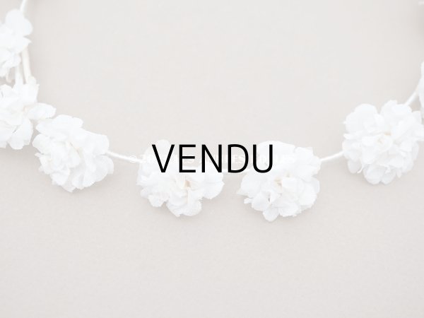 画像12: アンティーク 薔薇の布花のティアラ 花冠 初聖体 (12)