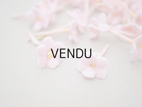 画像3: アンティーク 布花材料  ベルベットの花びらのセット 51ピースのセット ピンク　17mm (3)