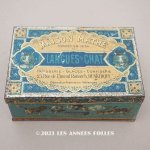 画像: 19世紀 アンティーク 子猫たち ラングドシャのメタル缶 LANGUES DE CHAT- MAISON MATHE -