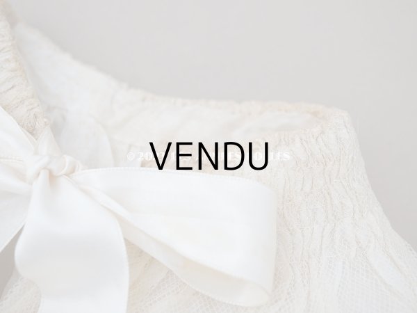 画像5: 1900年代 アンティーク 小さな女の子用 レース＆シルク製ケープ　着丈56cm (5)