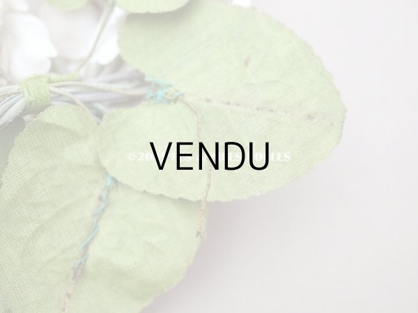 画像6: 1900年代 アンティーク 白菫の布花 パルマスミレ (6)