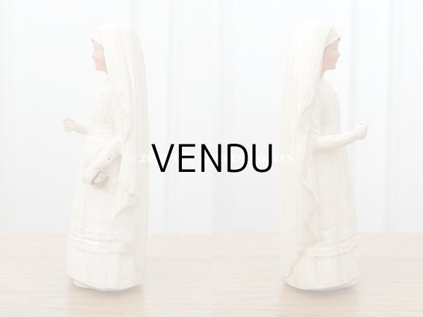 画像3: アンティーク 初聖体の少女 セルロイド製 人形 大きなサイズ (3)