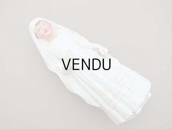 画像5: アンティーク 初聖体の少女 セルロイド製 人形 大きなサイズ (5)