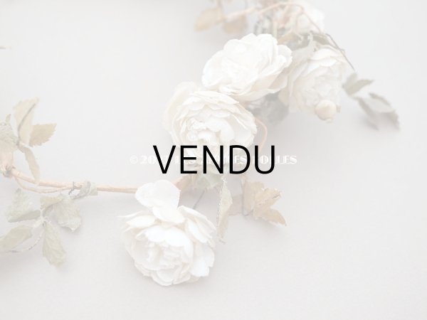 画像4: アンティーク 白薔薇の大きな花冠 オフホワイト 布花のティアラ (4)
