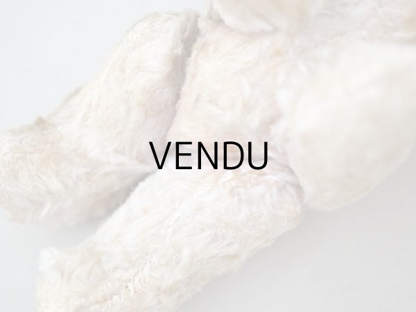 画像11: アンティーク 水色の耳 とても小さなピンクのベア グラスアイ  (11)