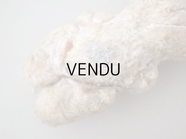 画像9: アンティーク 水色の耳 とても小さなピンクのベア グラスアイ  (9)