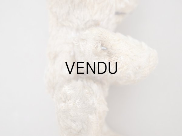 画像8: アンティーク 水色の耳 とても小さなピンクのベア グラスアイ  (8)