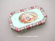 画像1: ＊蚤の市＊19世紀 アンティーク お菓子箱 チョコレートボックス　ピンクの薔薇模様 (1)