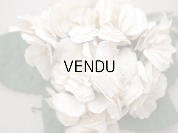 画像4: 1900年代 アンティーク 白菫の布花 パルマスミレ (4)