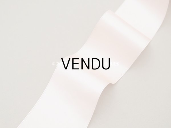 画像4: アンティーク ボンマルシェ百貨店 シルクサテンのリボン 3m ローズピンク ROSE 2   - AU BON MARCHE - (4)