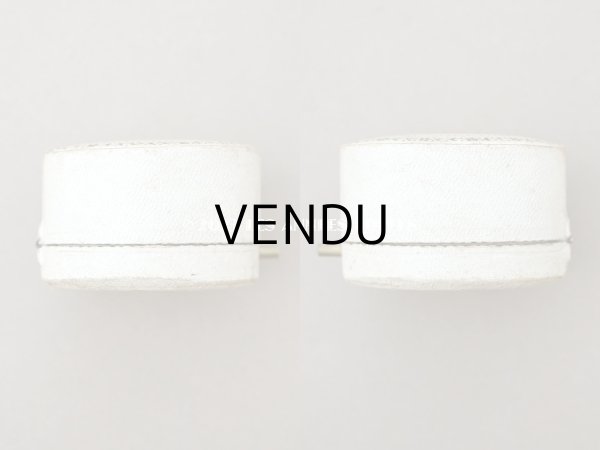 画像5: アンティーク リング用 ジュエリーボックス　金彩入り オフホワイト　リングボックス (5)