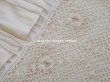 画像6: アンティーク ベビー用 ベッドカバー パウダーピンク＆エクリュ  54.5×77.5cm (6)
