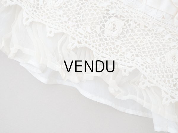 画像7: アンティーク ベビー用 ベッドカバー パウダーピンク＆エクリュ  54.5×77.5cm (7)