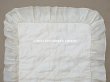 画像11: アンティーク ベビー用 ベッドカバー パウダーピンク＆エクリュ  54.5×77.5cm (11)
