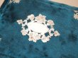 画像12: 19世紀末 アンティーク 裁縫箱　パウダーピンクのシルククッション＆ブルーグリーンのベルベット (12)