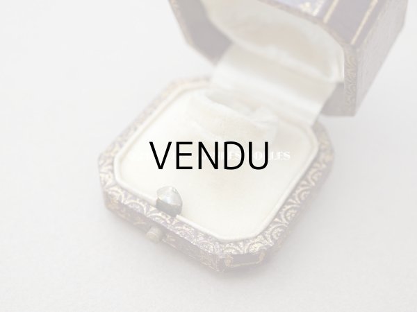 画像7: アンティーク リング用 ジュエリーボックス　金彩入り ボルドー　リングボックス (7)