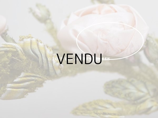 画像15: 【セール対象外】未使用 1910年代 アンティーク 大きな薔薇のロココモチーフのガーランド 　オートクチュールのドレスの装飾 107cm (15)