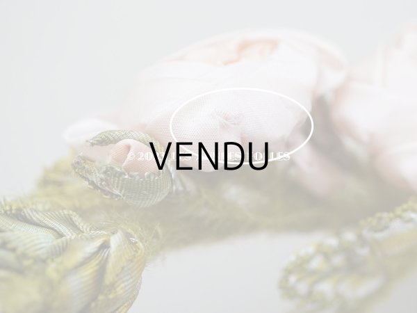 画像16: 【セール対象外】未使用 1910年代 アンティーク 大きな薔薇のロココモチーフのガーランド 　オートクチュールのドレスの装飾 107cm (16)