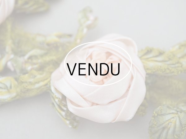 画像13: 【セール対象外】未使用 1910年代 アンティーク 大きな薔薇のロココモチーフのガーランド 　オートクチュールのドレスの装飾 107cm (13)