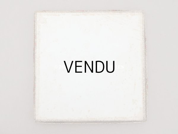 画像3: アンティーク ピンクの薔薇のメダイヨンのハンキーケース　リボン付　カルトナージュボックス (3)