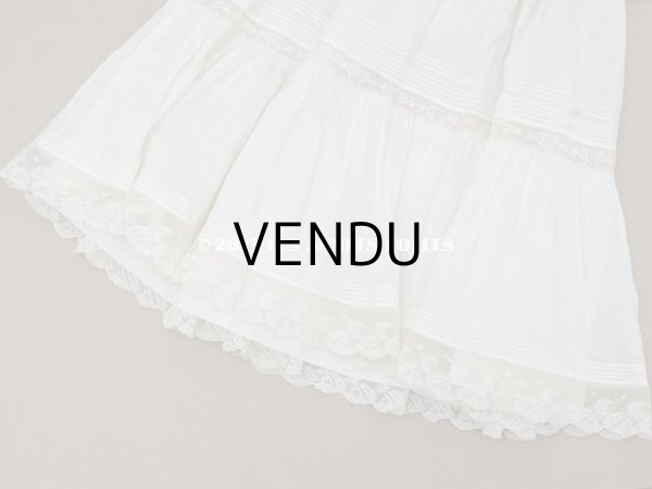 画像8: 1900年頃 アンティーク THUILLIER Andréのドール用　洗礼式のドレス (8)