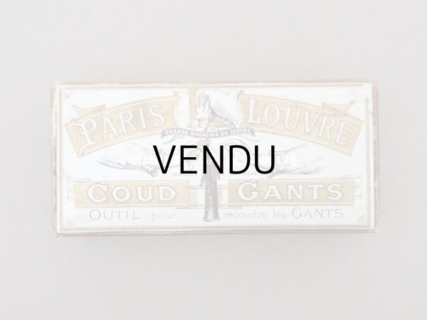 画像3: アンティーク ルーブル百貨店 グローブの修理道具セット COUD GANTS - GRANDS MAGASINS DU LOUVRE PARIS - (3)