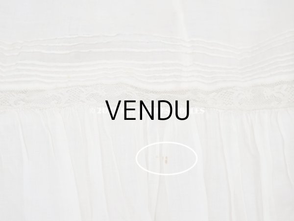 画像19: 1900年頃 アンティーク THUILLIER Andréのドール用　洗礼式のドレス (19)