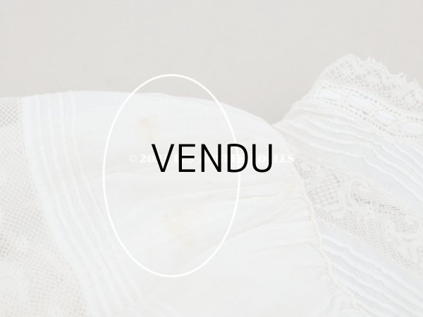 画像16: 1900年頃 アンティーク THUILLIER Andréのドール用　洗礼式のドレス (16)