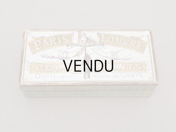 画像2: アンティーク ルーブル百貨店 グローブの修理道具セット COUD GANTS - GRANDS MAGASINS DU LOUVRE PARIS - (2)