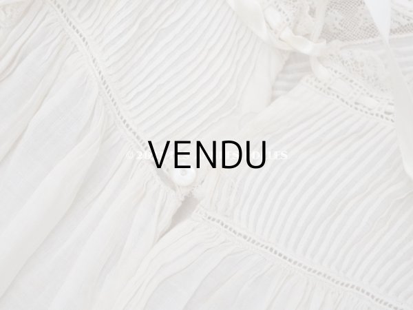 画像11: 1900年頃 アンティーク THUILLIER Andréのドール用　洗礼式のドレス (11)