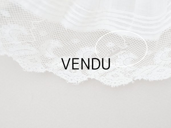 画像15: 1900年頃 アンティーク THUILLIER Andréのドール用　洗礼式のドレス (15)