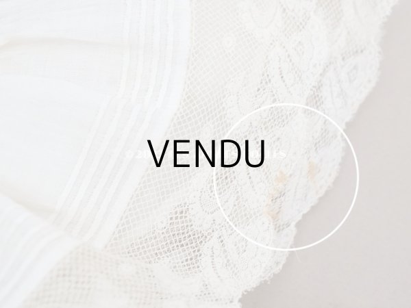 画像17: 1900年頃 アンティーク THUILLIER Andréのドール用　洗礼式のドレス (17)