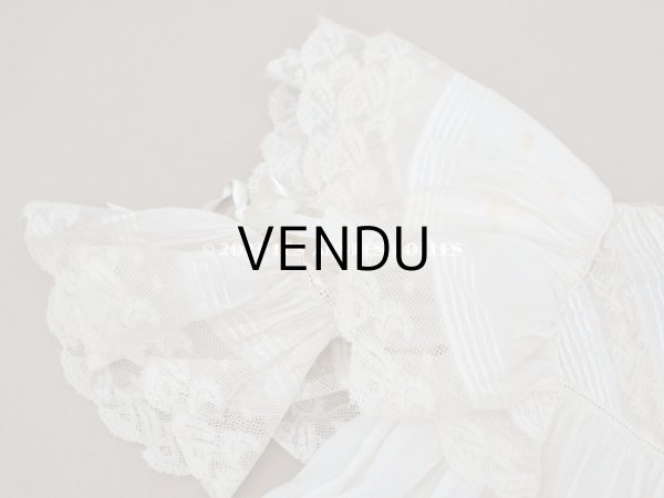 画像5: 1900年頃 アンティーク THUILLIER Andréのドール用　洗礼式のドレス (5)