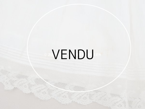 画像18: 1900年頃 アンティーク THUILLIER Andréのドール用　洗礼式のドレス (18)