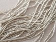 画像3: アンティーク  ガラスビーズ シルバー　1×4.5mm　約1860ピース  (3)