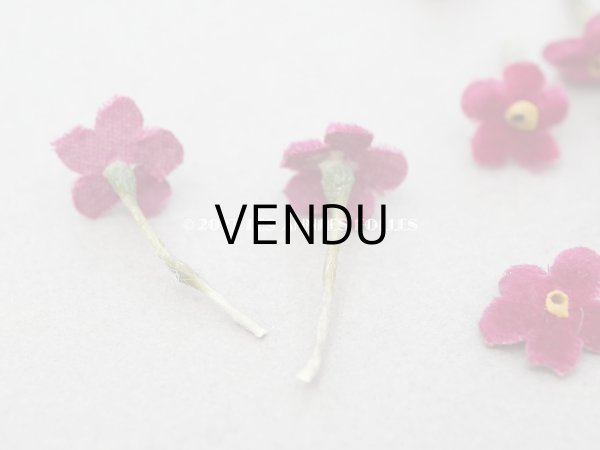 画像4: アンティーク 布花材料  ベルベットの花びらのセット 16ピースのセット 11mm (4)