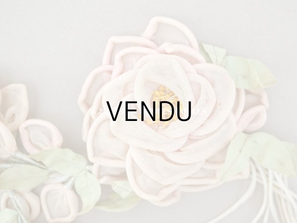 画像3: 1920年代 アンティーク 薔薇の大きなロココモチーフ  (3)