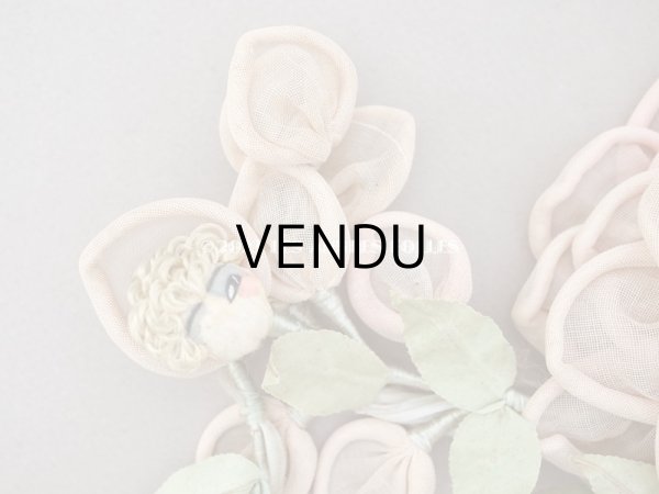 画像4: 1920年代 アンティーク 薔薇の大きなロココモチーフ  (4)