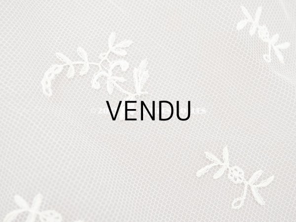 画像3: 未使用  19世紀末 アンティーク 手編みのボビンレース 幅広26.5cm アプリカシオン・アングルテール  (3)