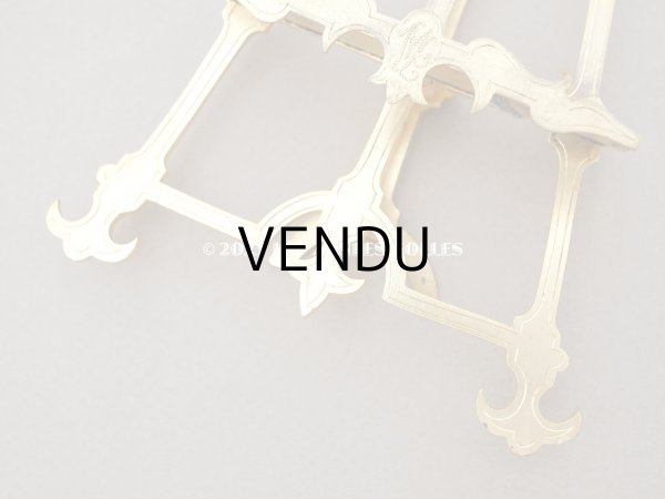 画像7: アンティーク ミニチュア キャンバススタンド イニシャル入り (7)