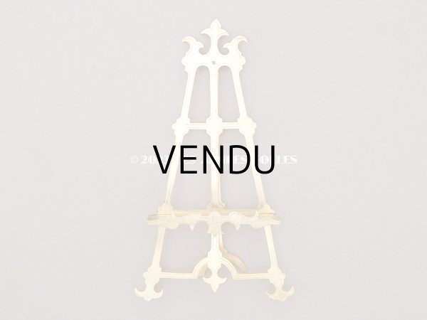 画像4: アンティーク ミニチュア キャンバススタンド イニシャル入り (4)