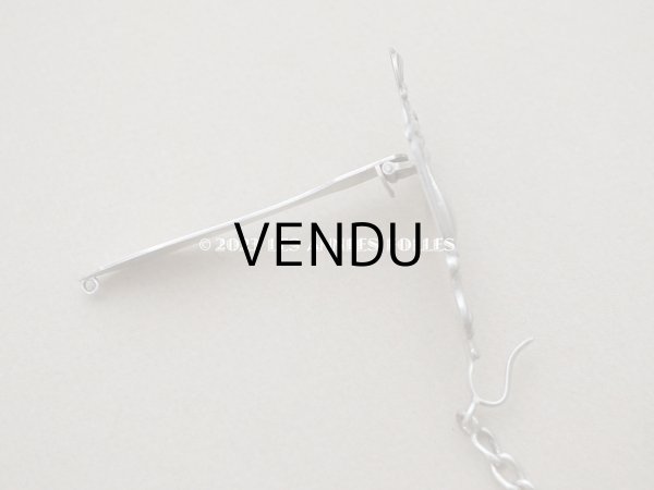 画像7: 19世紀末　アンティーク シルバー製 ヤドリギ　シャトレーヌのクラヴィエ (7)