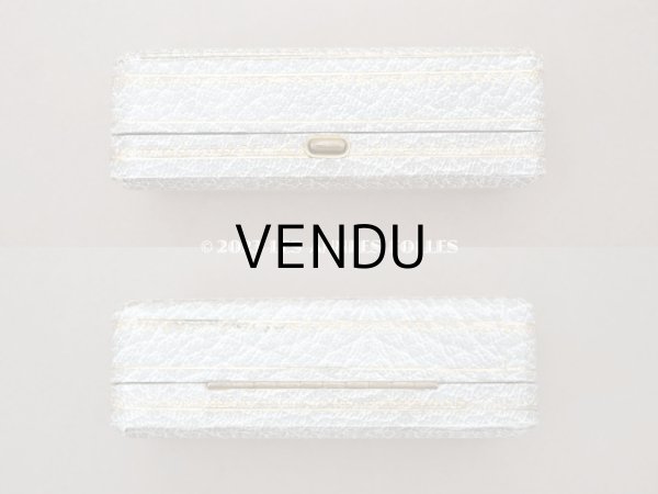 画像3: アンティーク　金彩入り　ジュエリーボックス ライトグレー (3)