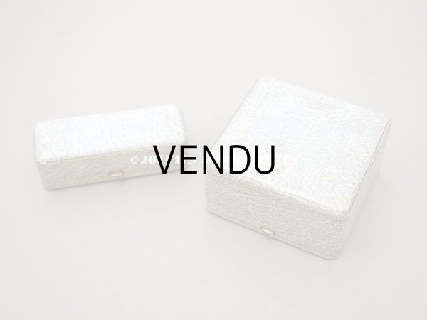 画像9: アンティーク　金彩入り　ジュエリーボックス ライトグレー (9)