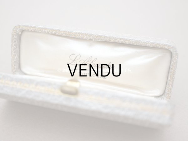 画像8: アンティーク　金彩入り　ジュエリーボックス ライトグレー (8)