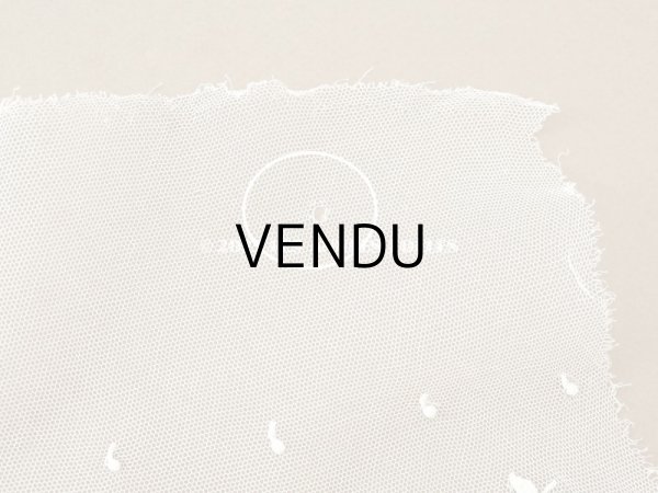 画像7: アンティーク 小さなポンポン付 レース  106cm 幅16〜18cm (7)