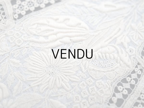 画像10: 18世紀 アンティーク ニードルレース＆ホワイトワーク 結婚式のハンカチ　ガリエラ美術館 (10)