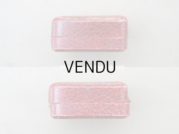 画像6: アンティーク　金彩入り　ジュエリーボックス レッド (6)