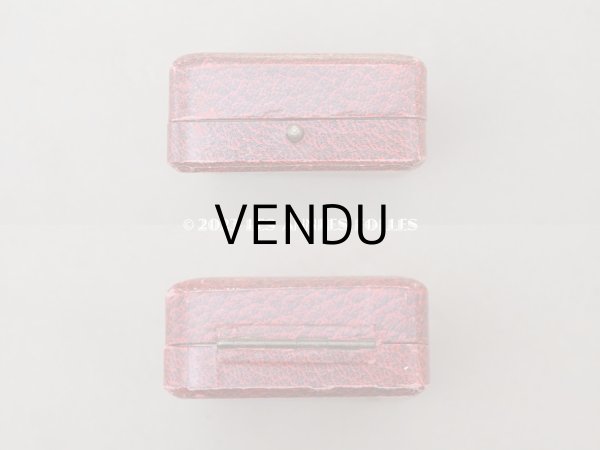 画像5: アンティーク　金彩入り　ジュエリーボックス レッド (5)