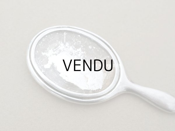 画像5: アンティーク ドール用　　シルバー製 とても小さなハンドミラー (5)